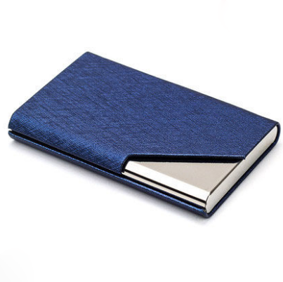 商務名片夾大容量時尚創(chuàng)意定制刻字金屬名片盒 展會禮品