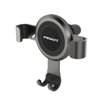 品勝車載手機(jī)支架了風(fēng)口圓形重力車載支架 汽車禮品定制