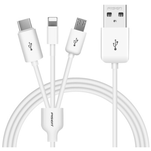 品勝一拖三數(shù)據(jù)線1.2米長 可定制LOGO 企業(yè)禮品定制