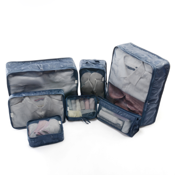 文藝青年旅行收納袋七件套 旅行收納包 洗漱包 禮品定制