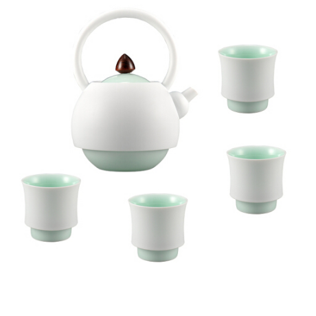 茶具套裝婺州瓷般若大泡壺 一壺四杯禮盒包裝 商務(wù)禮品定制