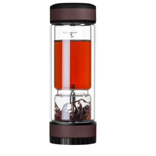 茶之戀茶水分離泡茶杯雙層玻璃杯便攜過濾茶葉高檔水杯定制