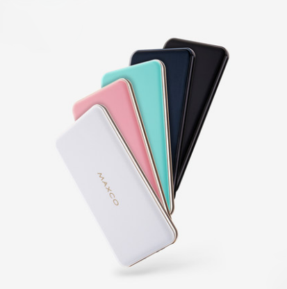 MAXCO10000毫安移動(dòng)電源超薄大容量快充充電寶 禮品定制