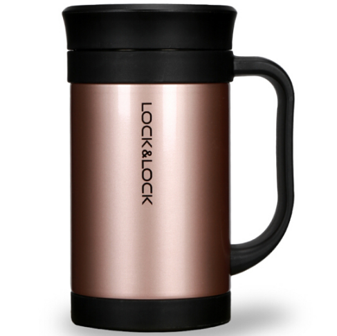 樂扣真空馬克杯商務(wù)杯子不銹鋼水杯400mL 企業(yè)會議禮品定制