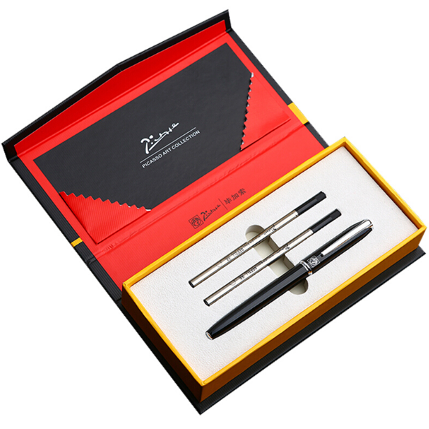 畢加索916金屬寶珠筆雙筆芯禮盒裝免費刻字  商務(wù)禮品定制