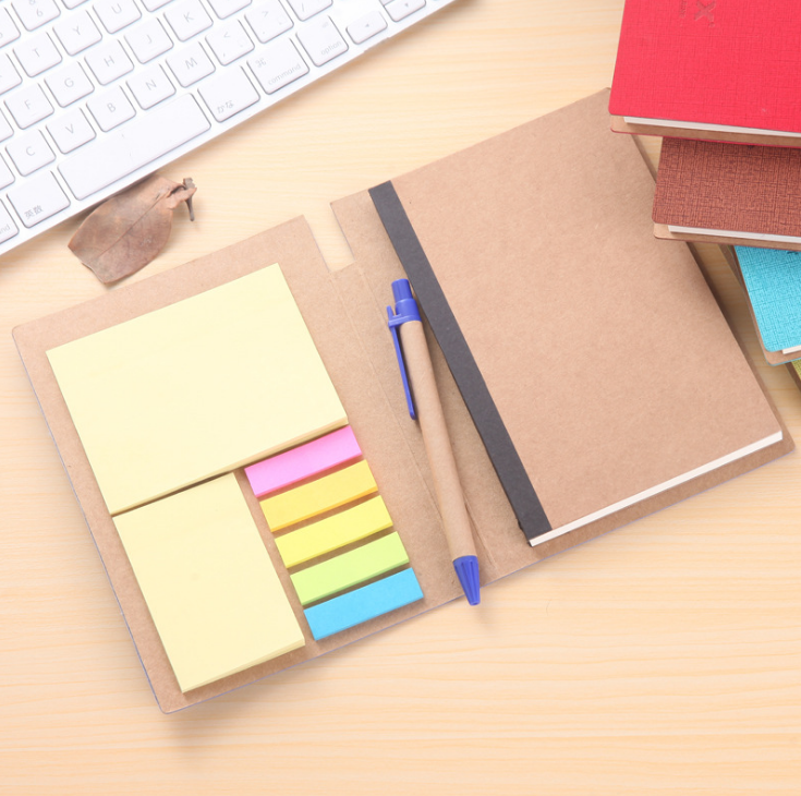 便簽本定制仿皮無線膠帶多功能商務(wù)記事本可印刷logo 活動禮品