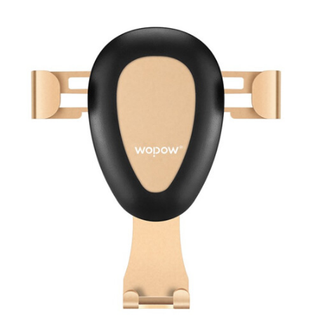 沃品 車載手機(jī)支架360°旋轉(zhuǎn)支架手機(jī)通用支架 金色 汽車用品定制