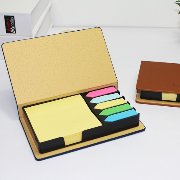 便利貼便簽盒定制5箭頭辦公記事便利貼可印logo 便簽盒定制