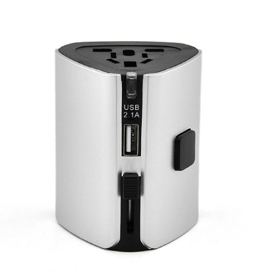 旅行多功能插座 全球通旅行插座 活動(dòng)禮品展會(huì)禮品定制印logo