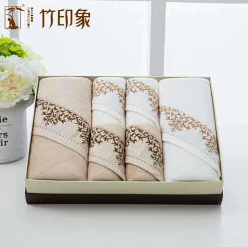 竹纖維毛巾浴巾吉祥六件套企業(yè)福利禮品團購 年會禮品獎品