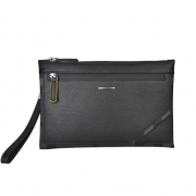 PLOVER男士商務手抓包拼接時尚夾包 黑色 商務禮品