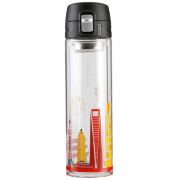 樂扣樂扣 LLG663 玻璃杯 城市主題創(chuàng)意雙層玻璃杯 禮品定制