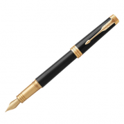 派克鋼筆 首席純黑麗雅金夾墨水筆 會議活動 禮品定制