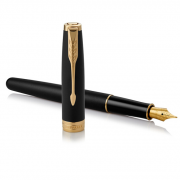 派克 2015卓爾磨砂黑桿金夾墨水筆 鋼筆 會(huì)議禮品定制