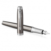 派克鋼筆 IM金屬灰格子紋墨水筆 商務(wù)禮品 定制禮品