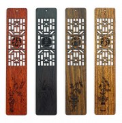 紅木書簽定制 創(chuàng)意中國風 木質工藝品 文創(chuàng)禮品定制