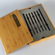 清樸堂-府宴 黑酸枝純鈦圓筷子 尊貴奢侈收藏 禮品定制