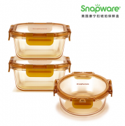 美國康寧 保鮮盒 琥珀色 WK-HP-3B（三件套）企業(yè)禮品定制